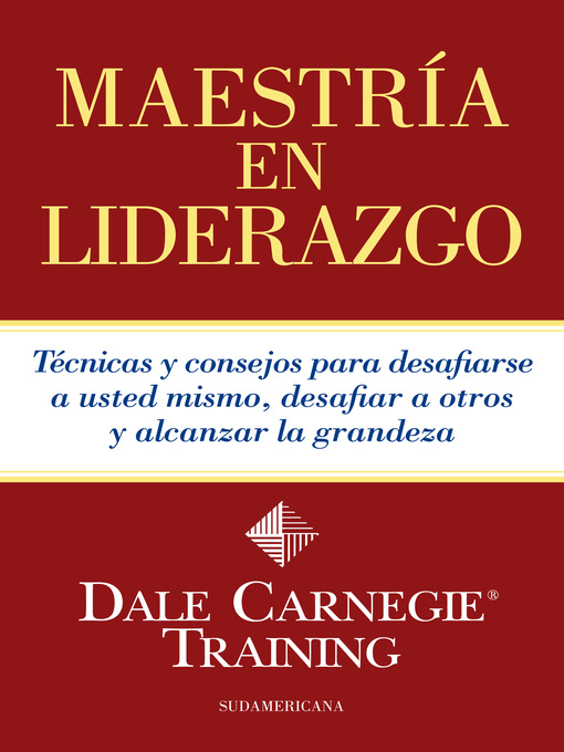Detalles del título Maestría en liderazgo de Dale Carnegie - Disponible
